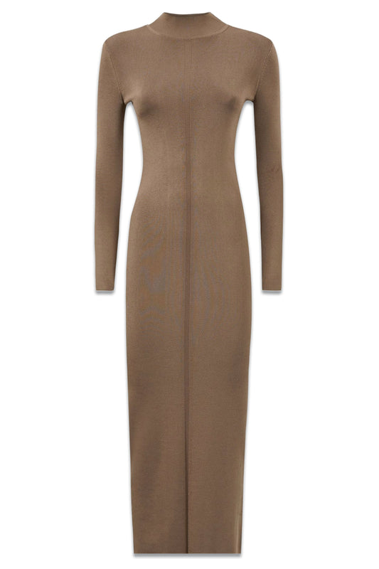 Emilia Atelier High Neck Long Sleeve Dress