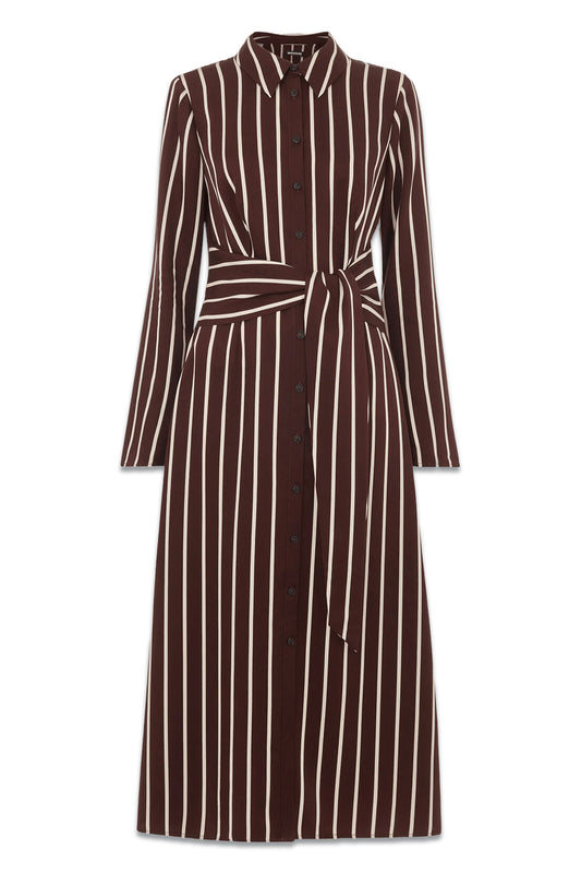 Alex Stripe Shirt Dress