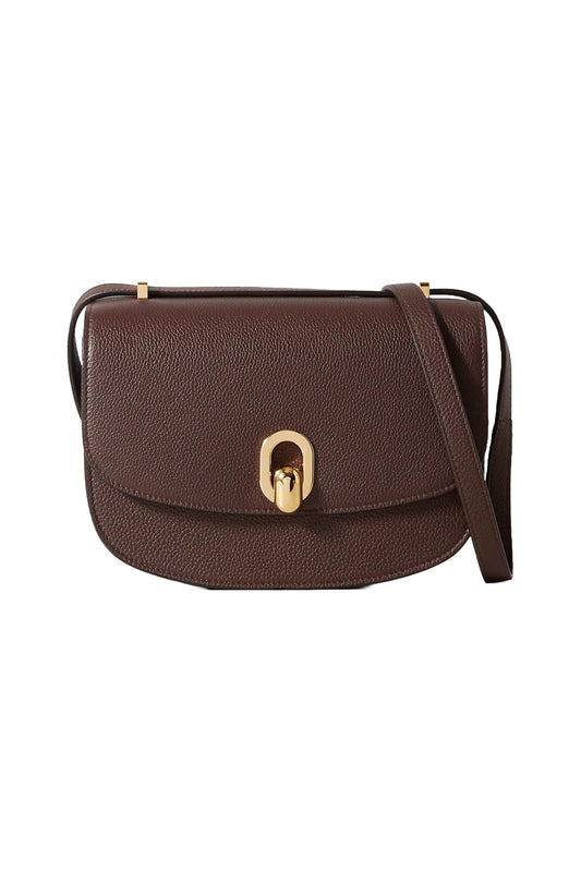 Tondo 22 Textured-leather Shoulder Bag