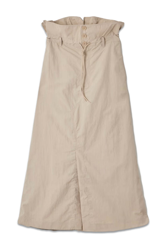 + Y-3 Crinkled-shell Midi Skirt
