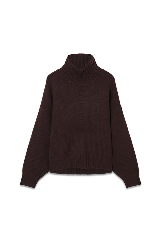 Chunky Pure Cashmere Turtleneck Jumper