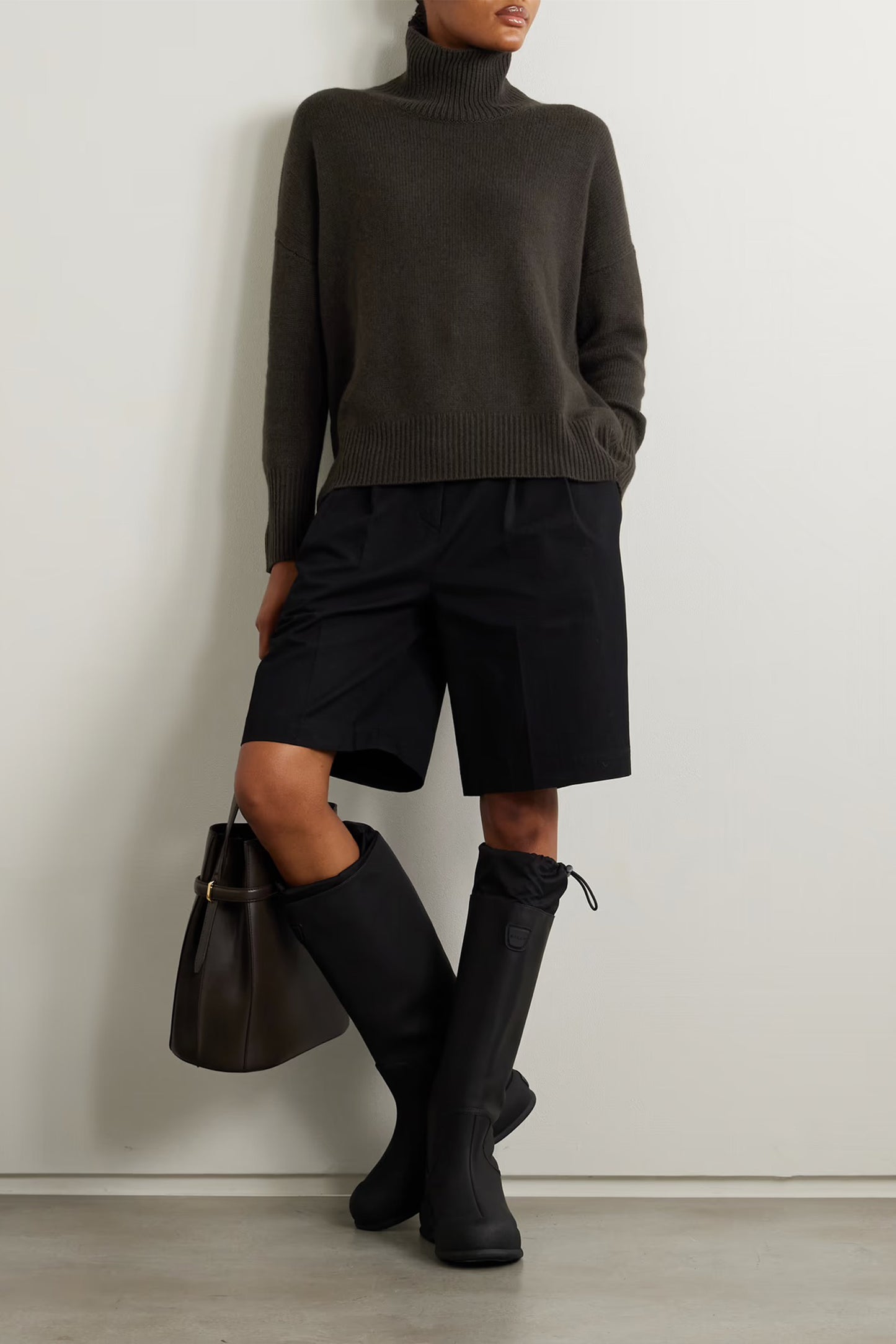Heidi Cashmere Turtleneck Sweater