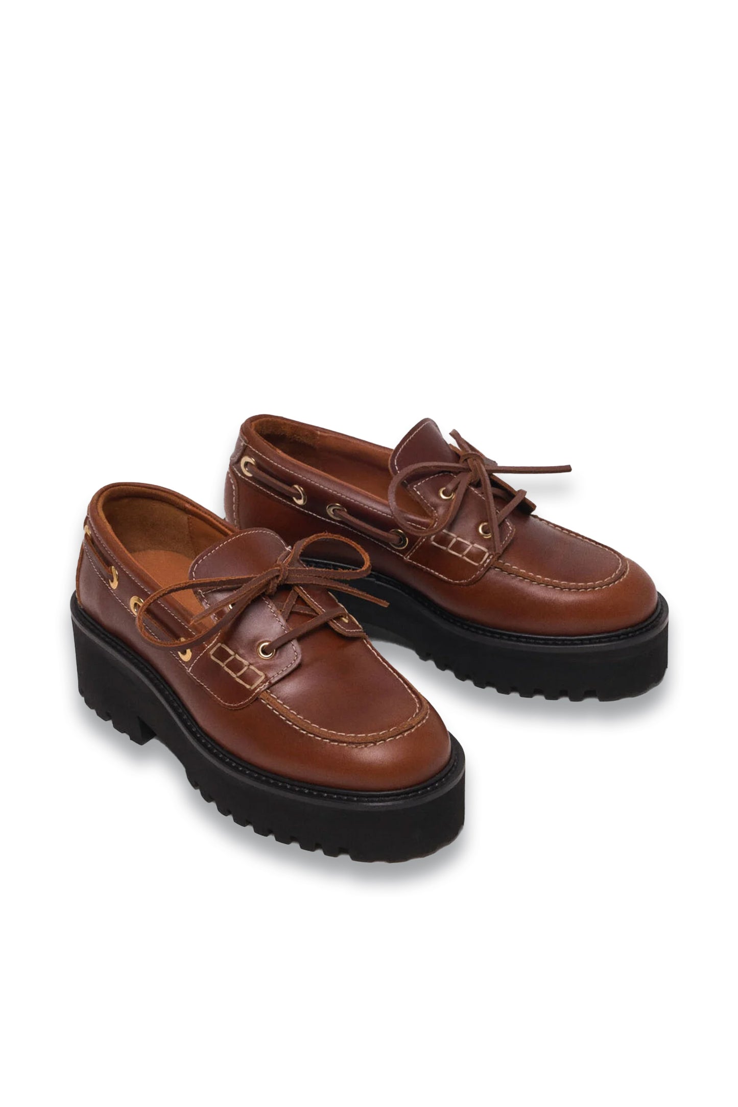 Boat Shoes With Chunky Sole