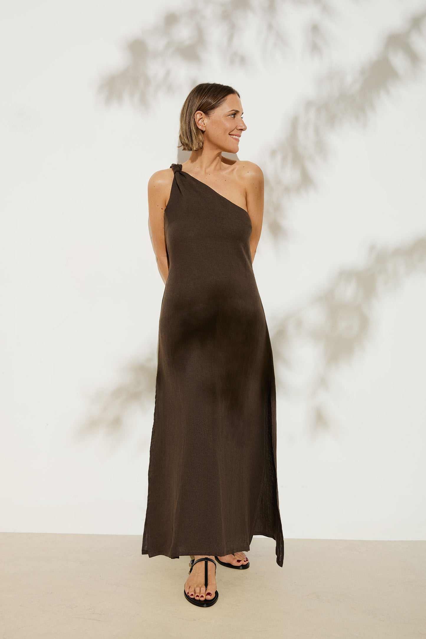 The Laura One Shoulder Dress