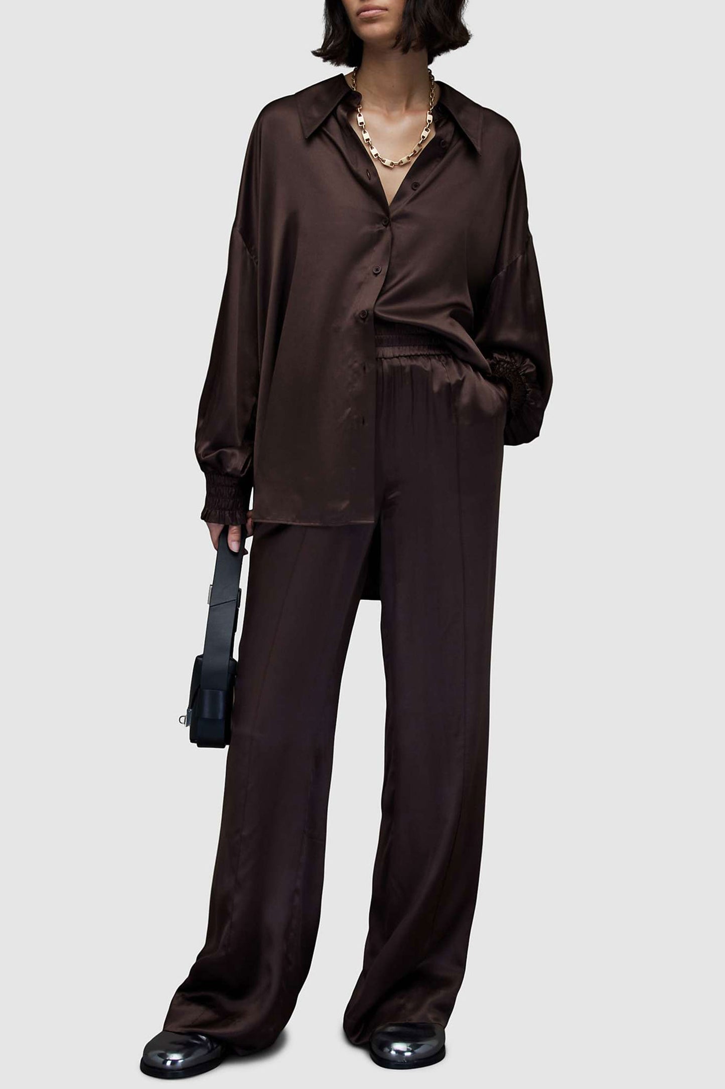 Charli Ecovero Relaxed Shirt & Trouser Set
