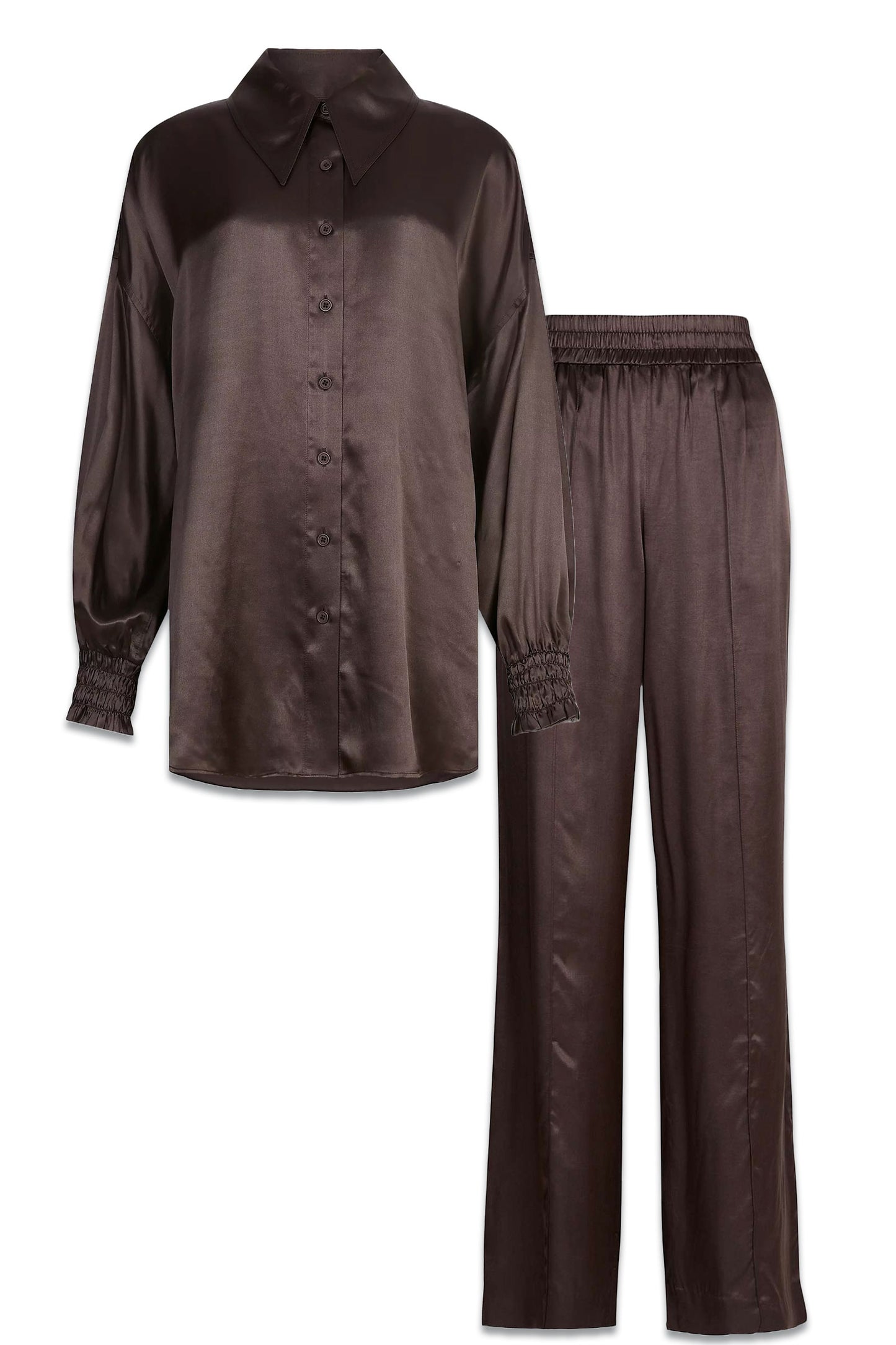Charli Ecovero Relaxed Shirt & Trouser Set