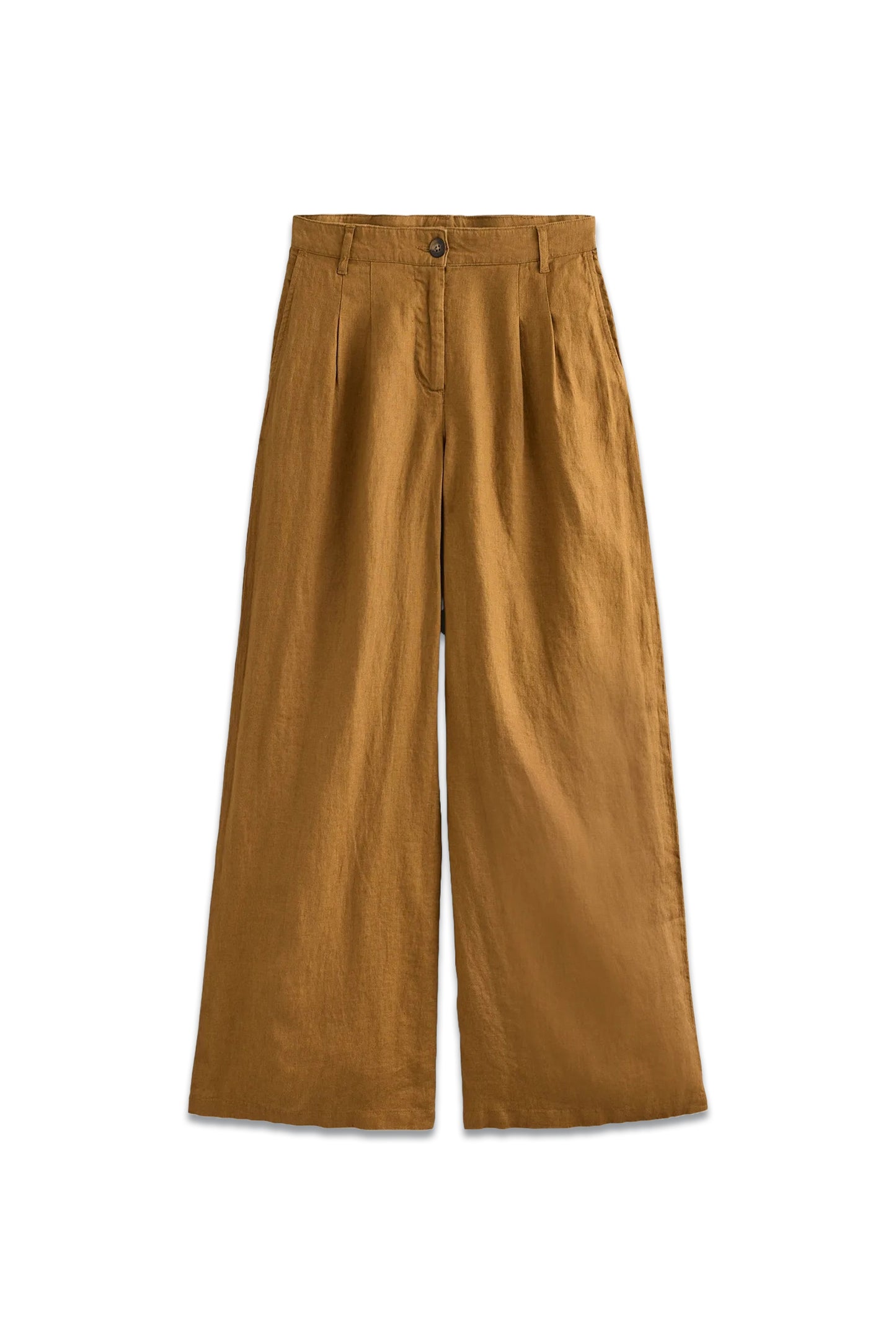 Regent Pleat Linen Trousers