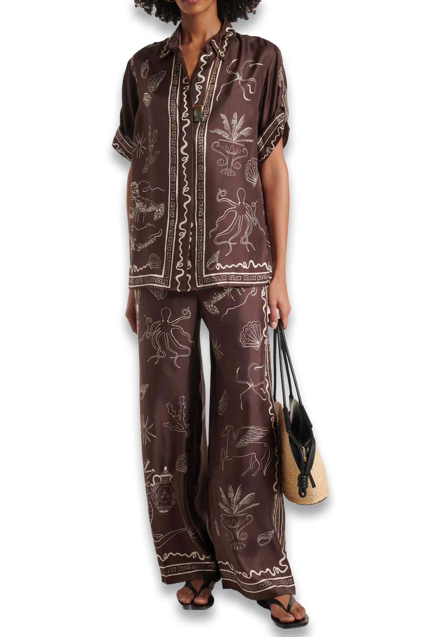 Sammy Silk Wide-Leg Pants
