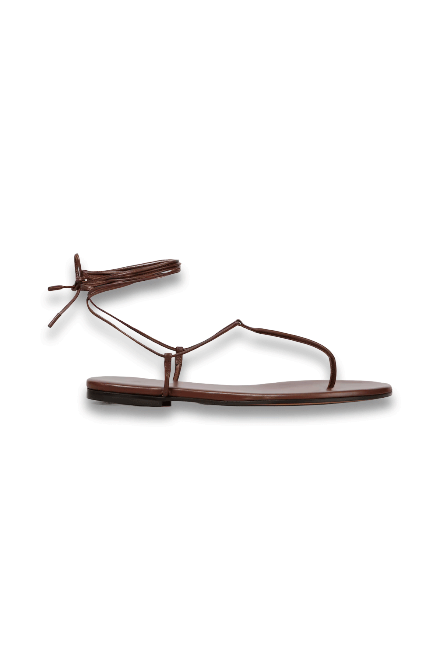 Gwyneth Leather Sandals in Brown