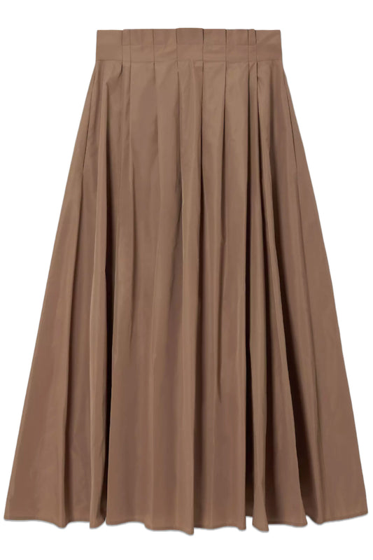 Taffeta Skirt, Natural