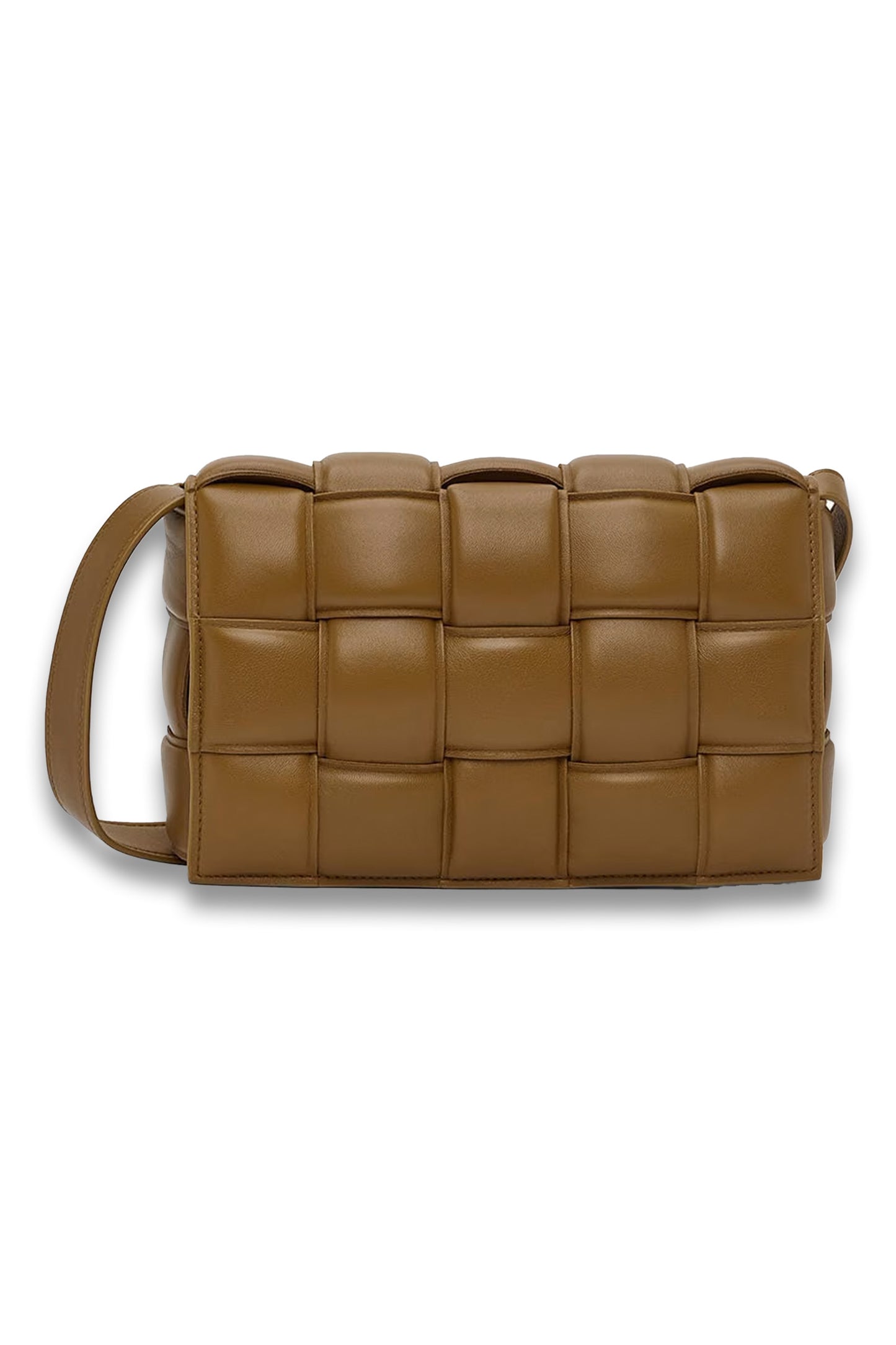 Khaki Padded Cassette Shoulder Bag