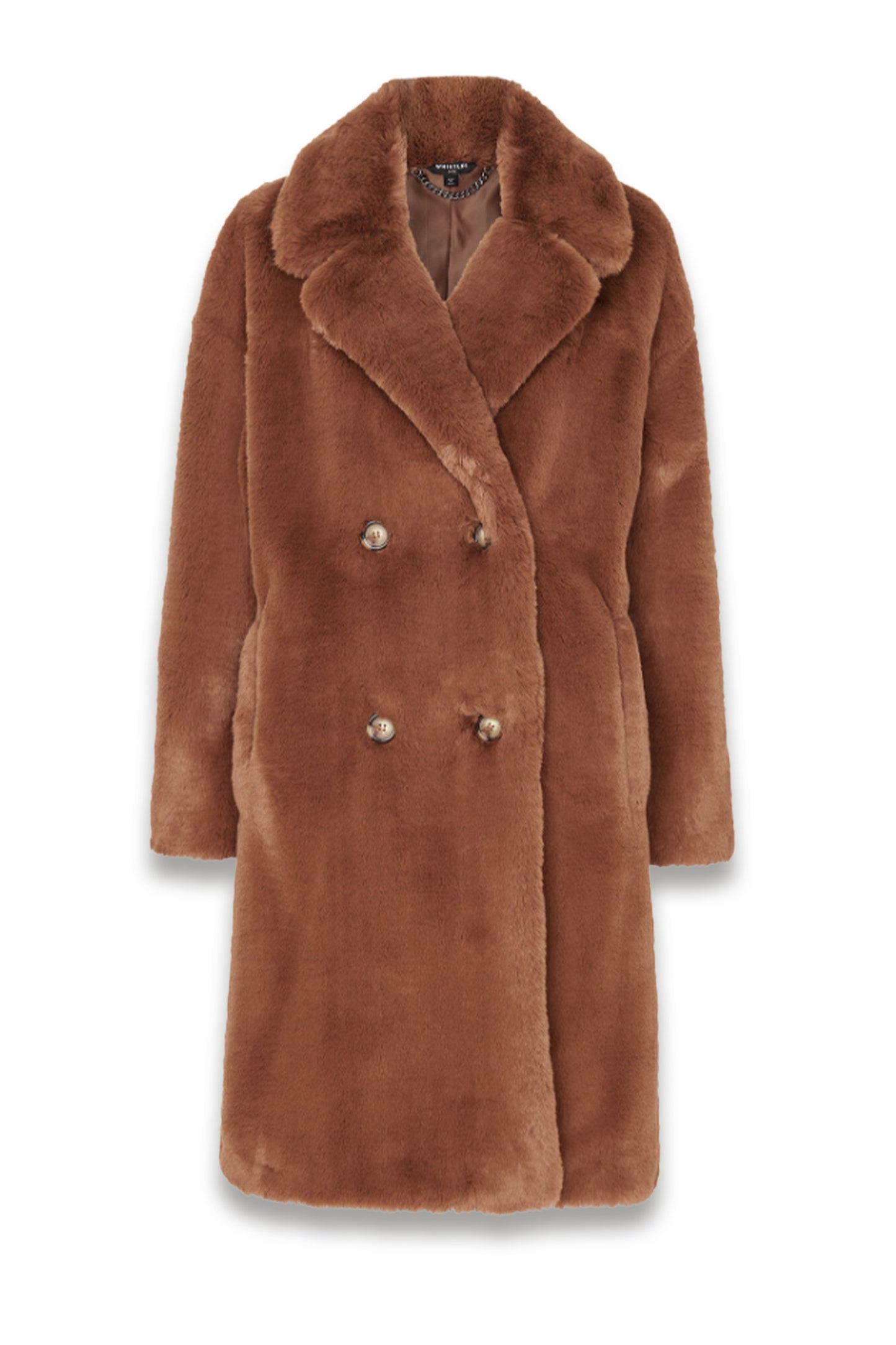 Brown Teddy Faux Fur Coat