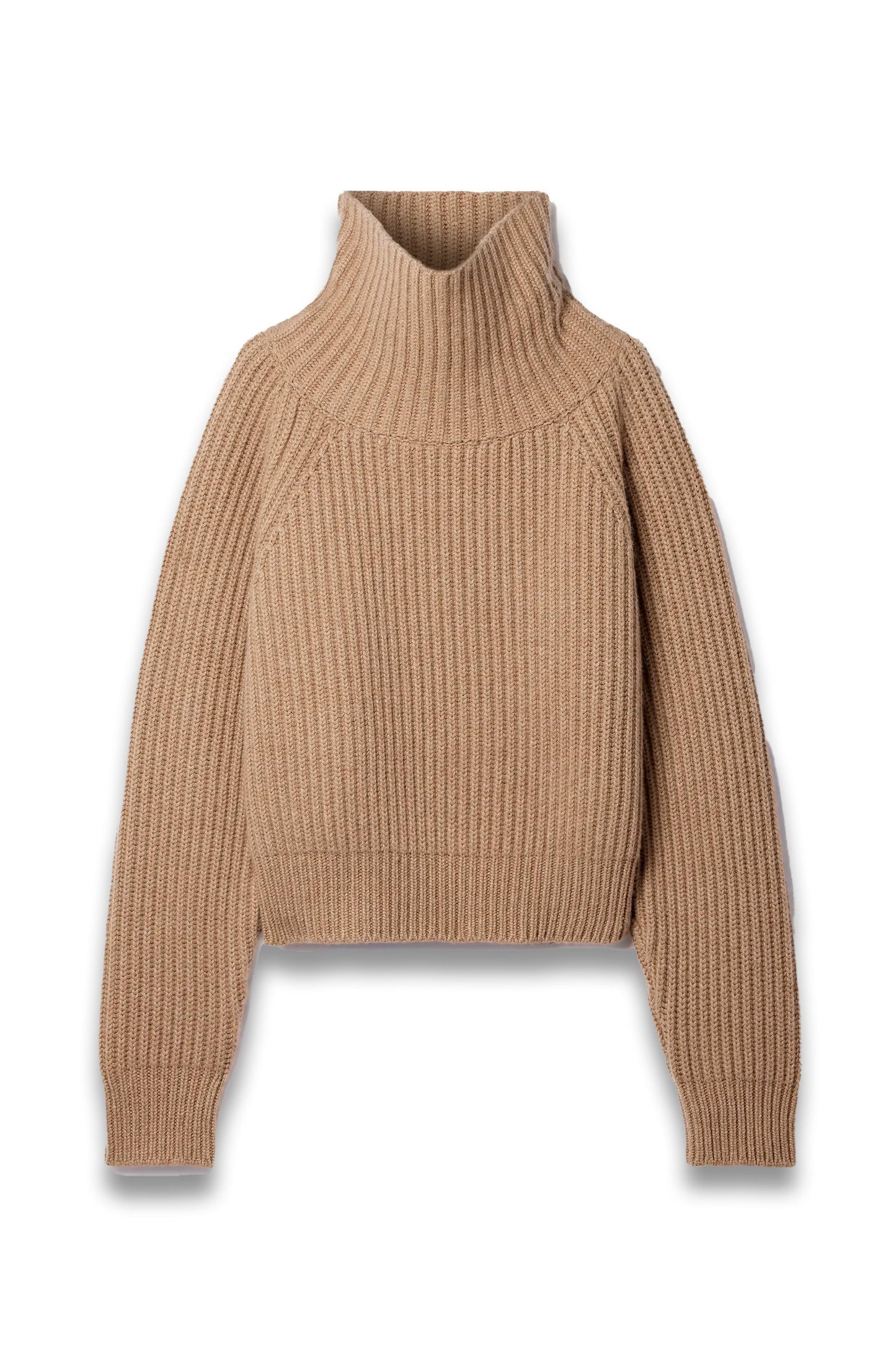 Lanzino ribbed cashmere turtleneck sweater
