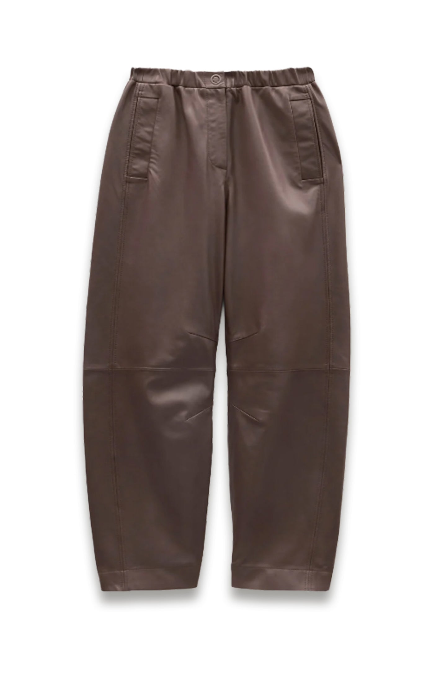 Leather Jack Barrel Trousers