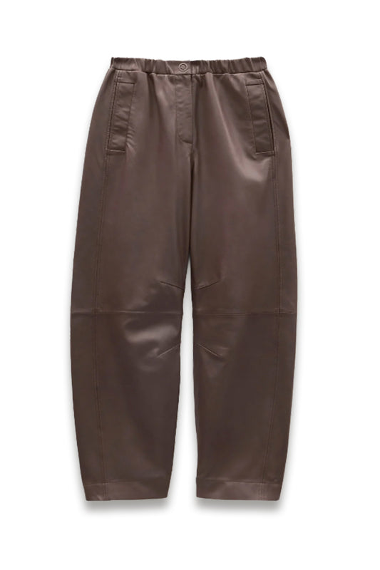 Leather Jack Barrel Trousers