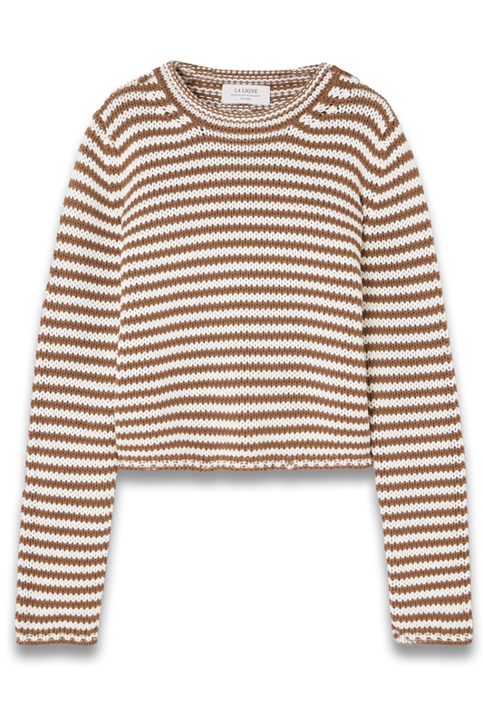 Mini Marina Striped Cotton Sweater