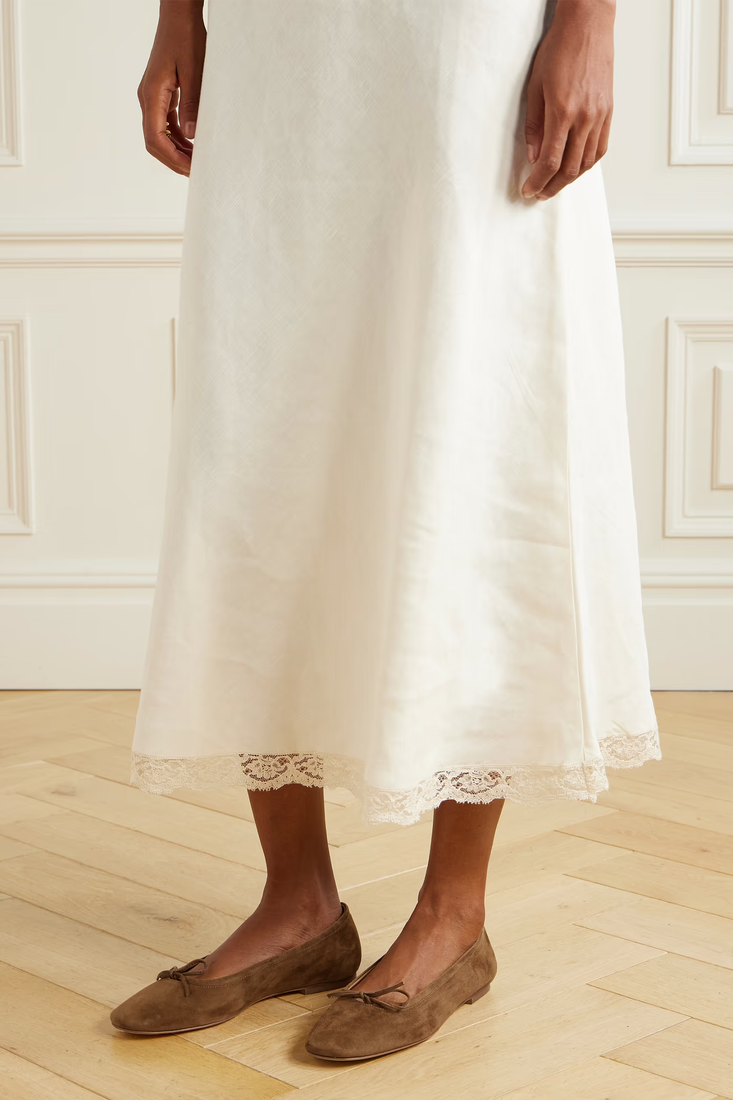 Delfina Suede Ballet Flats