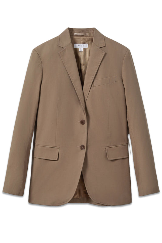 Hope Single Breasted Cotton Blazer