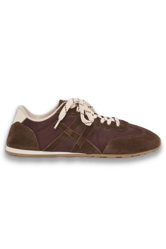 Suede Slimline Retro Trainers