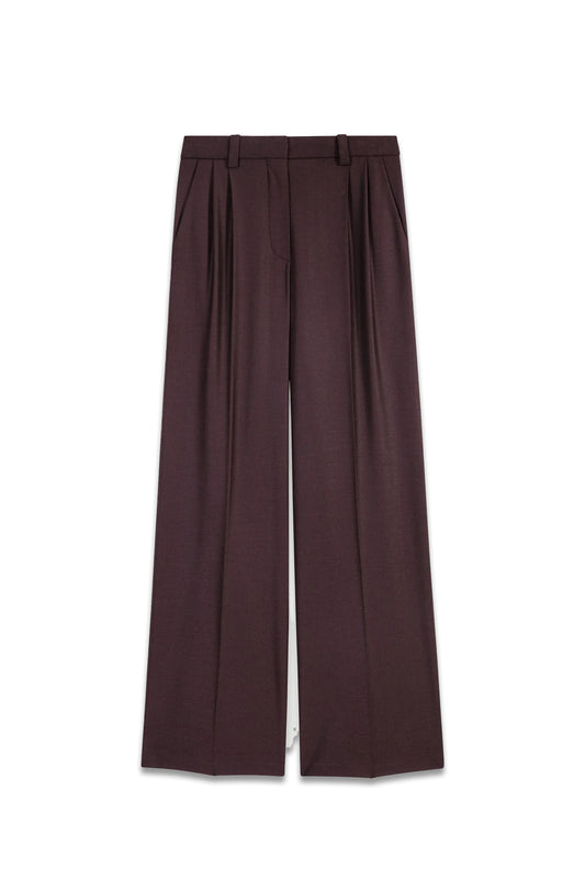 Wide-leg suit trousers