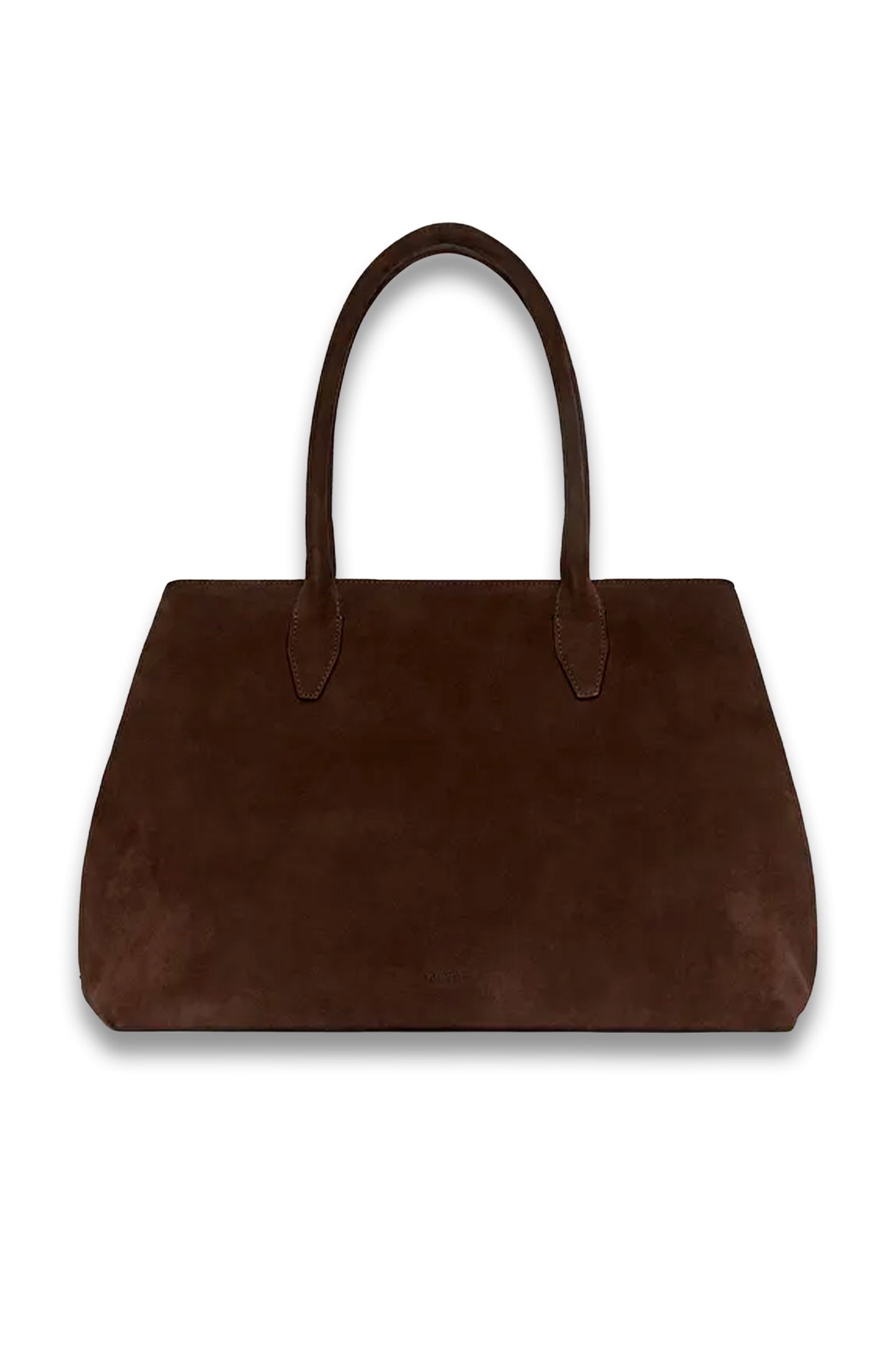 Suede Tote Bag brown