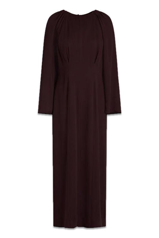 Hollie Washed Silk-crepon Midi Dress
