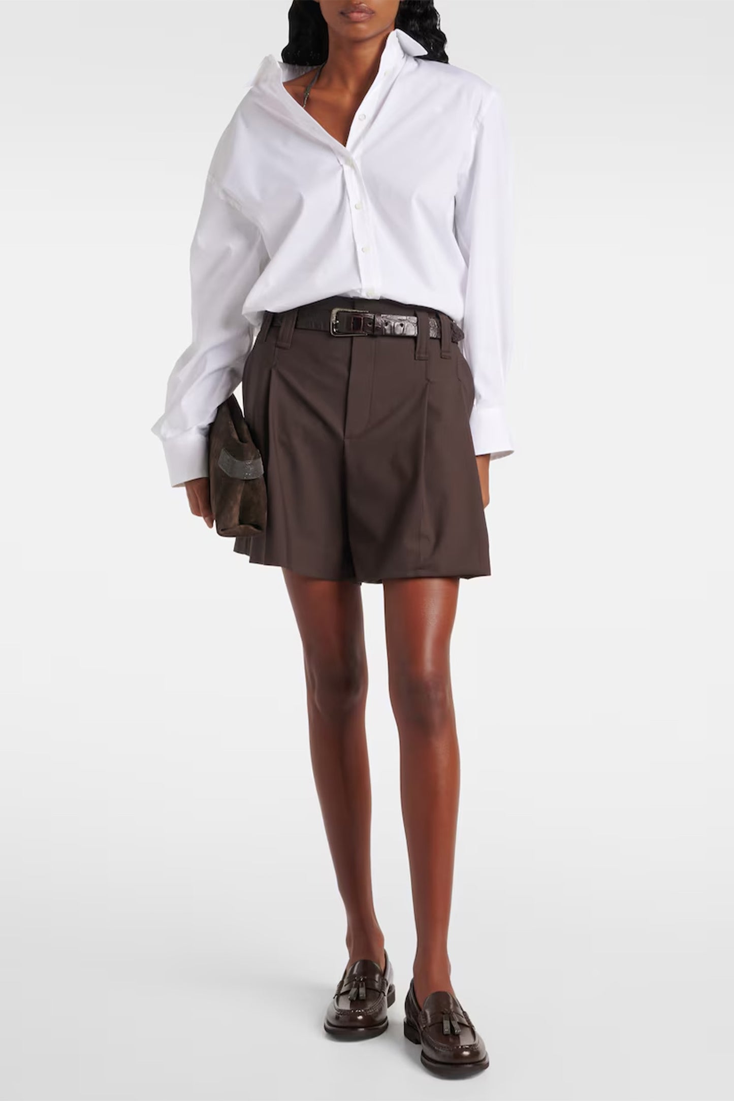 Monili Wool-Blend Bermuda Shorts