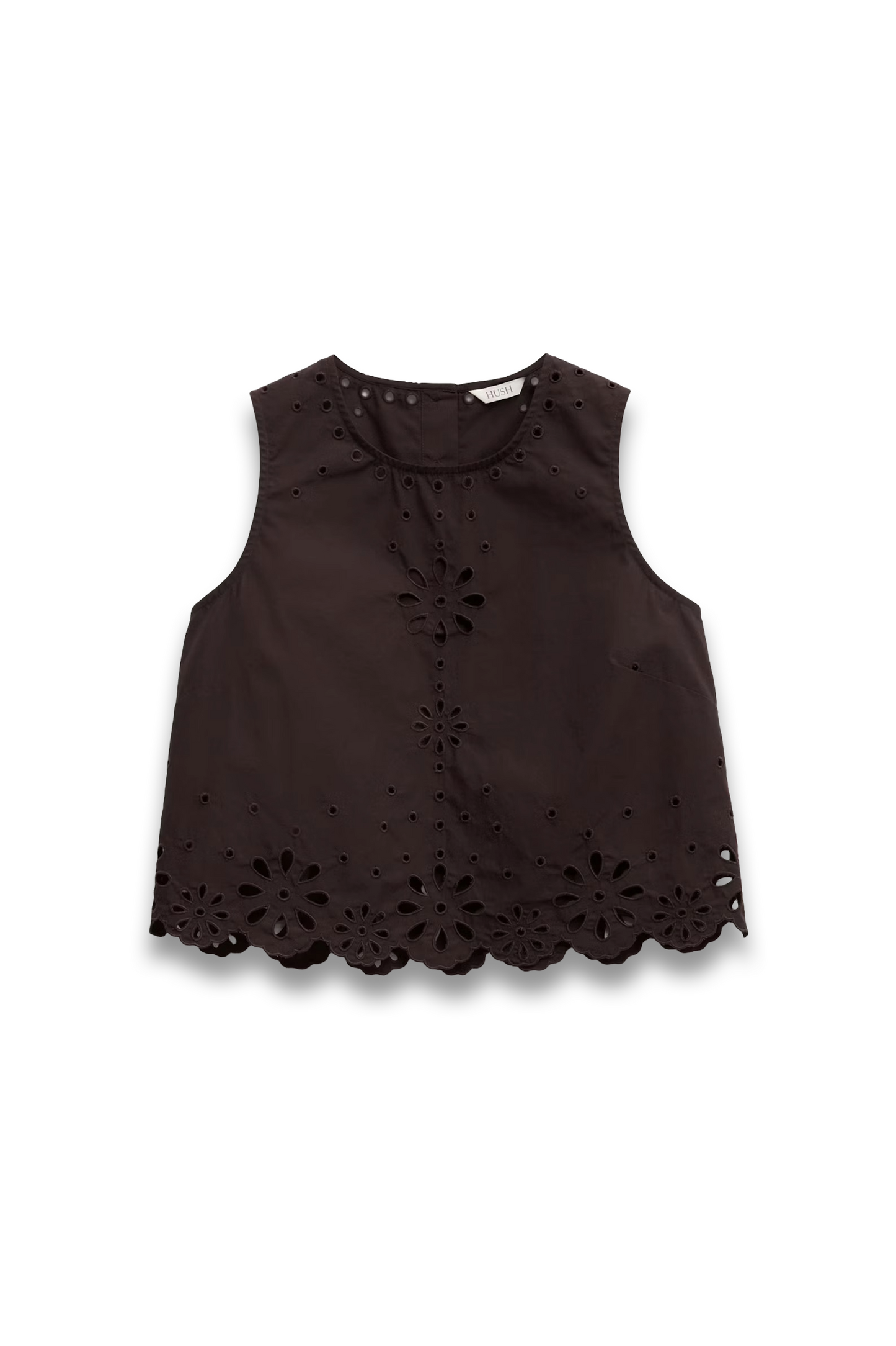 Olenna Cotton Broderie Shell Top