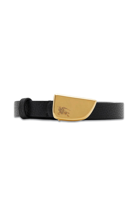 Thin Leather Shield Belt