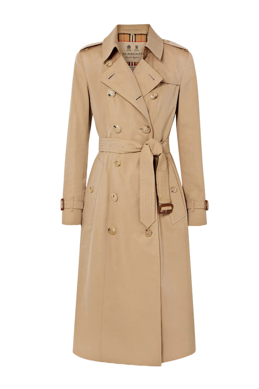 The Chelsea Long Cotton-gabardine Trench Coat