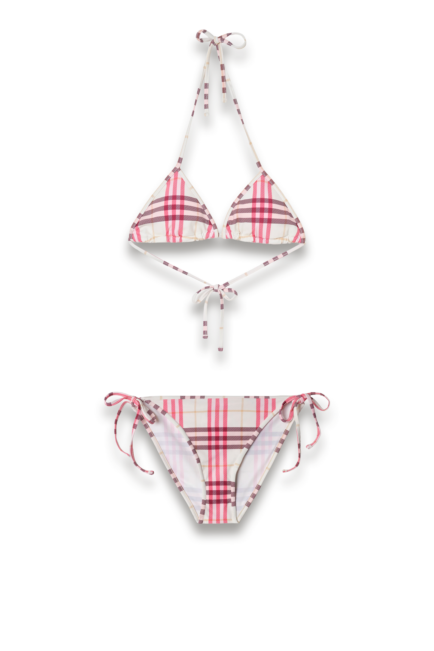 Check Bikini Top and Briefs