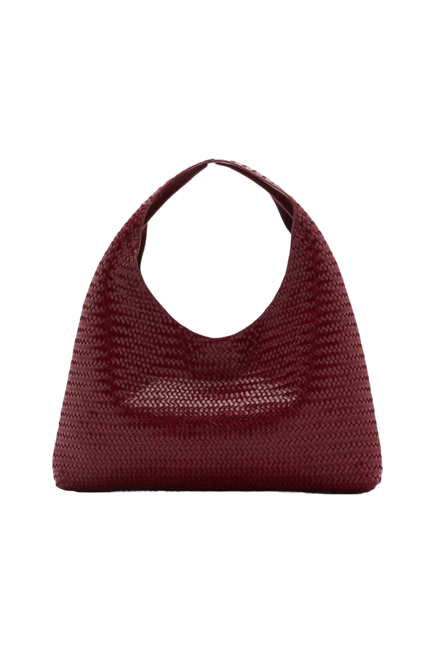 Braided Leather Shoulder Bag