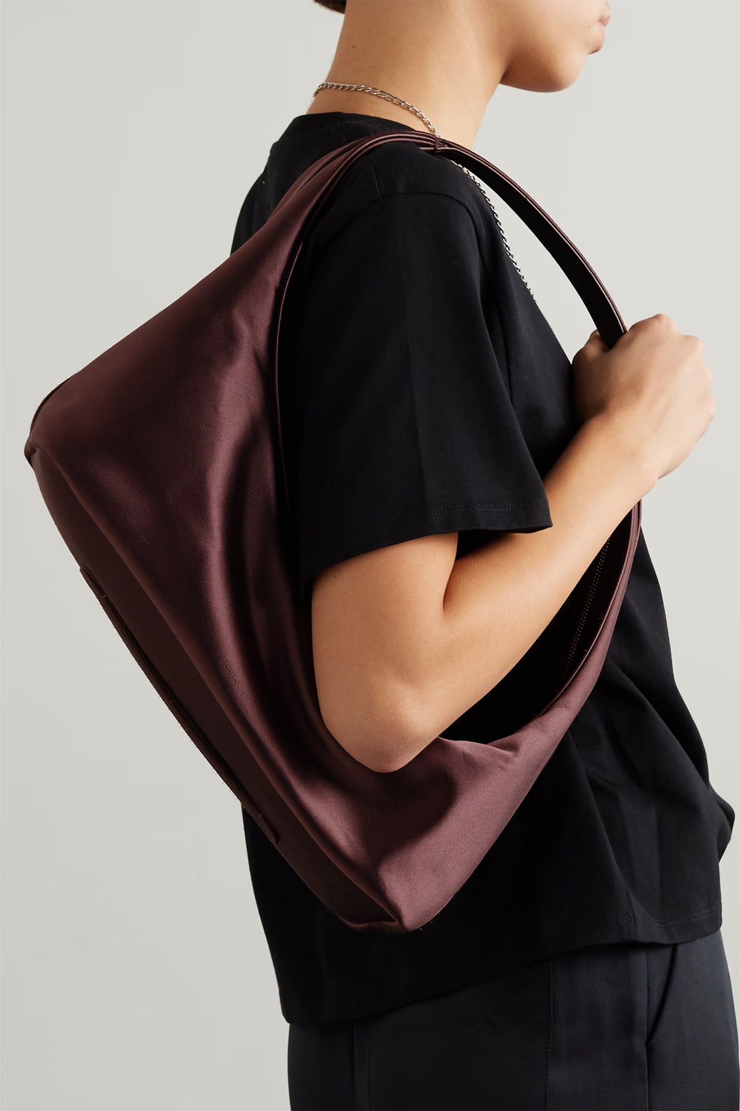 + NET SUSTAIN Tania Satin Shoulder Bag