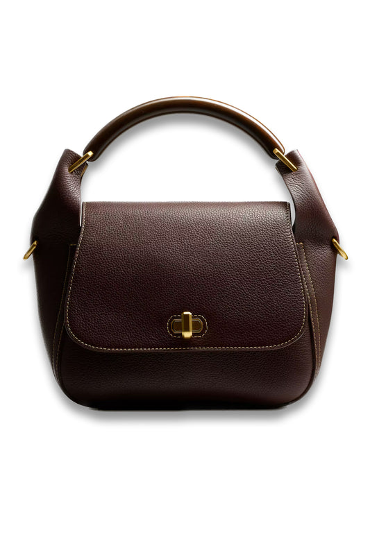Resin Handle Crossbody Bag