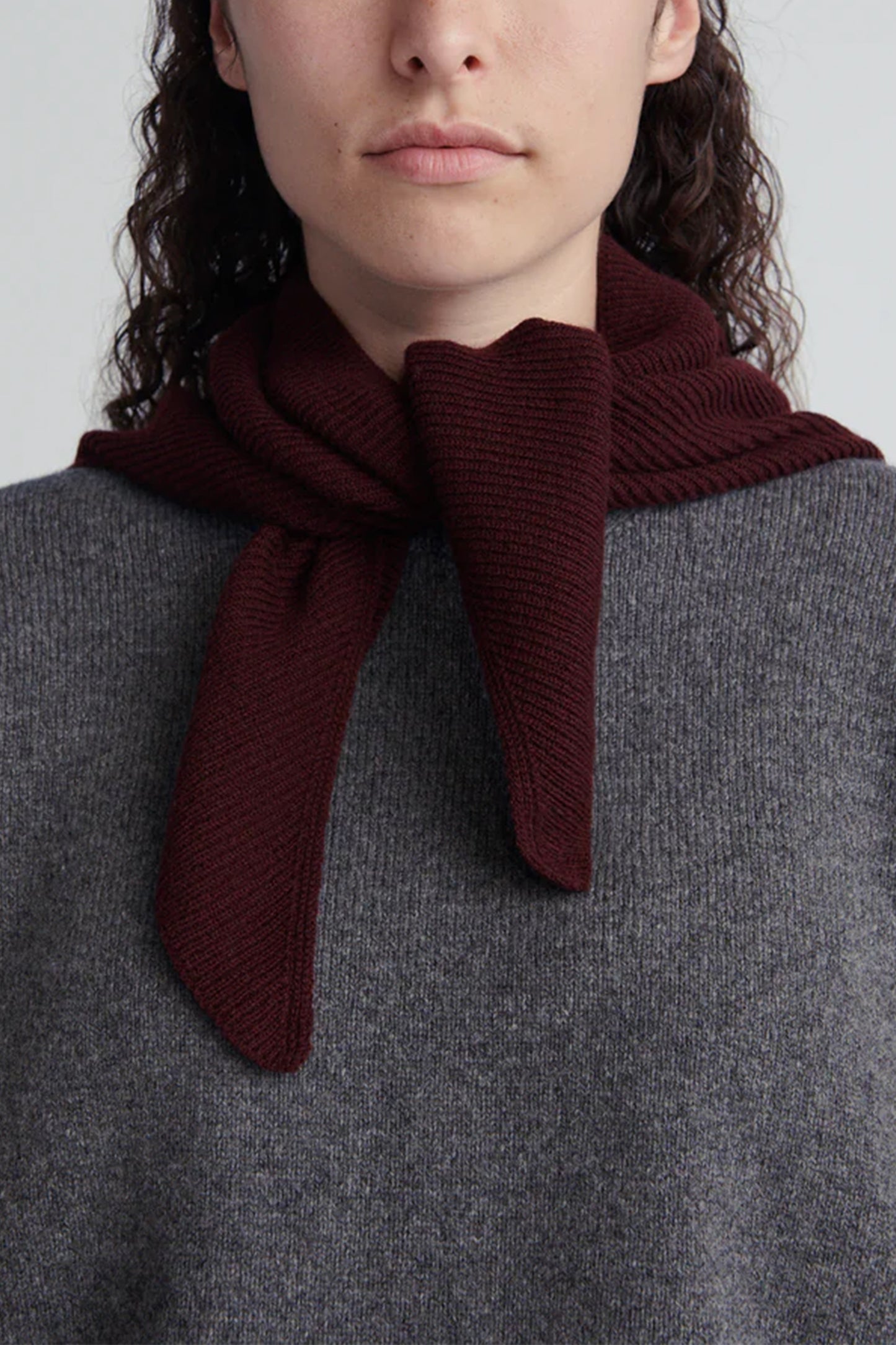 XL Cashmere Foulard Burgundy
