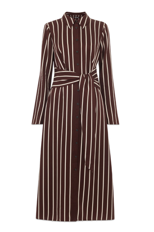 Alex Stripe Shirt Dress