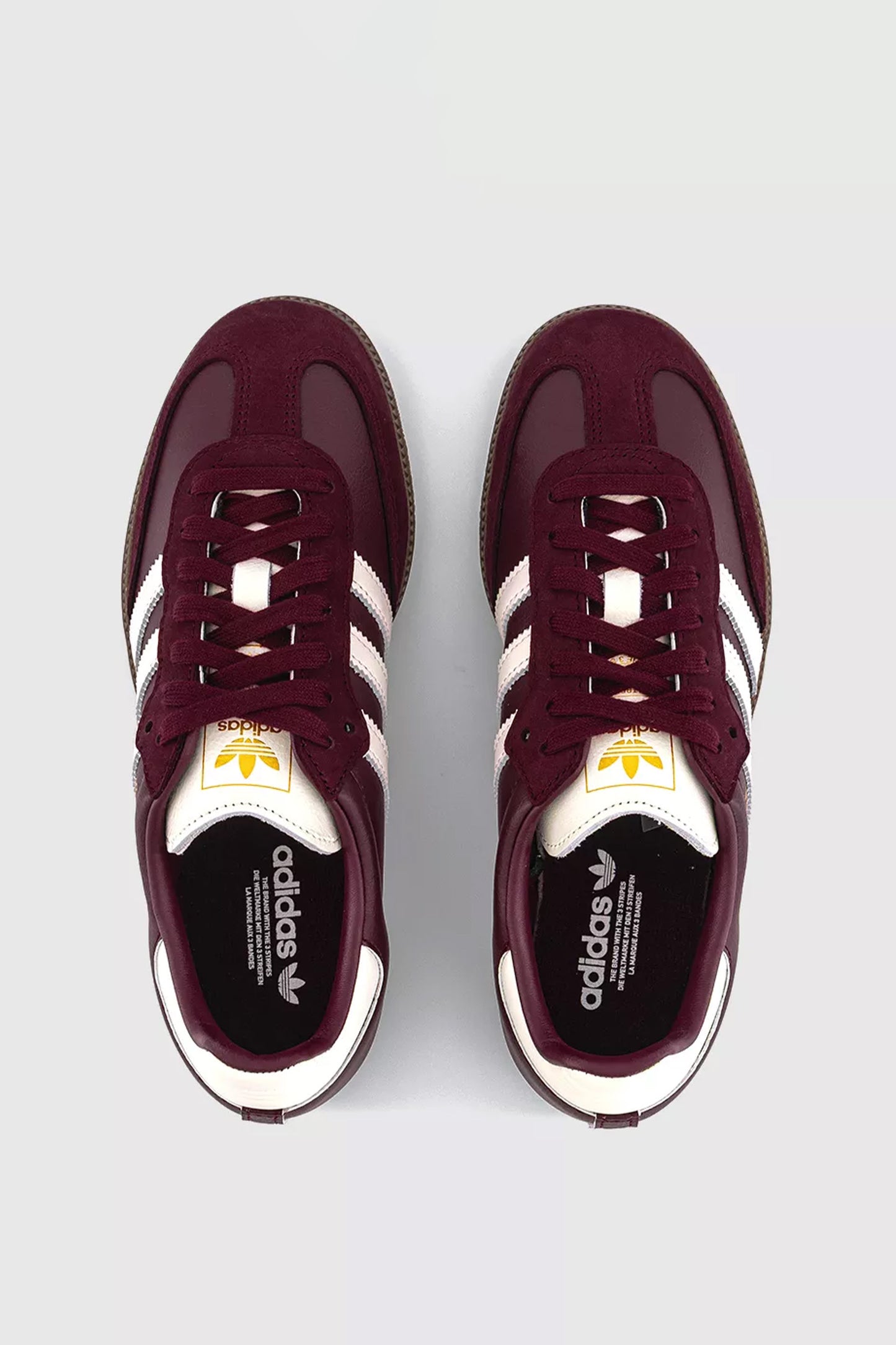 Samba OG Trainers Maroon Offwhite Gum