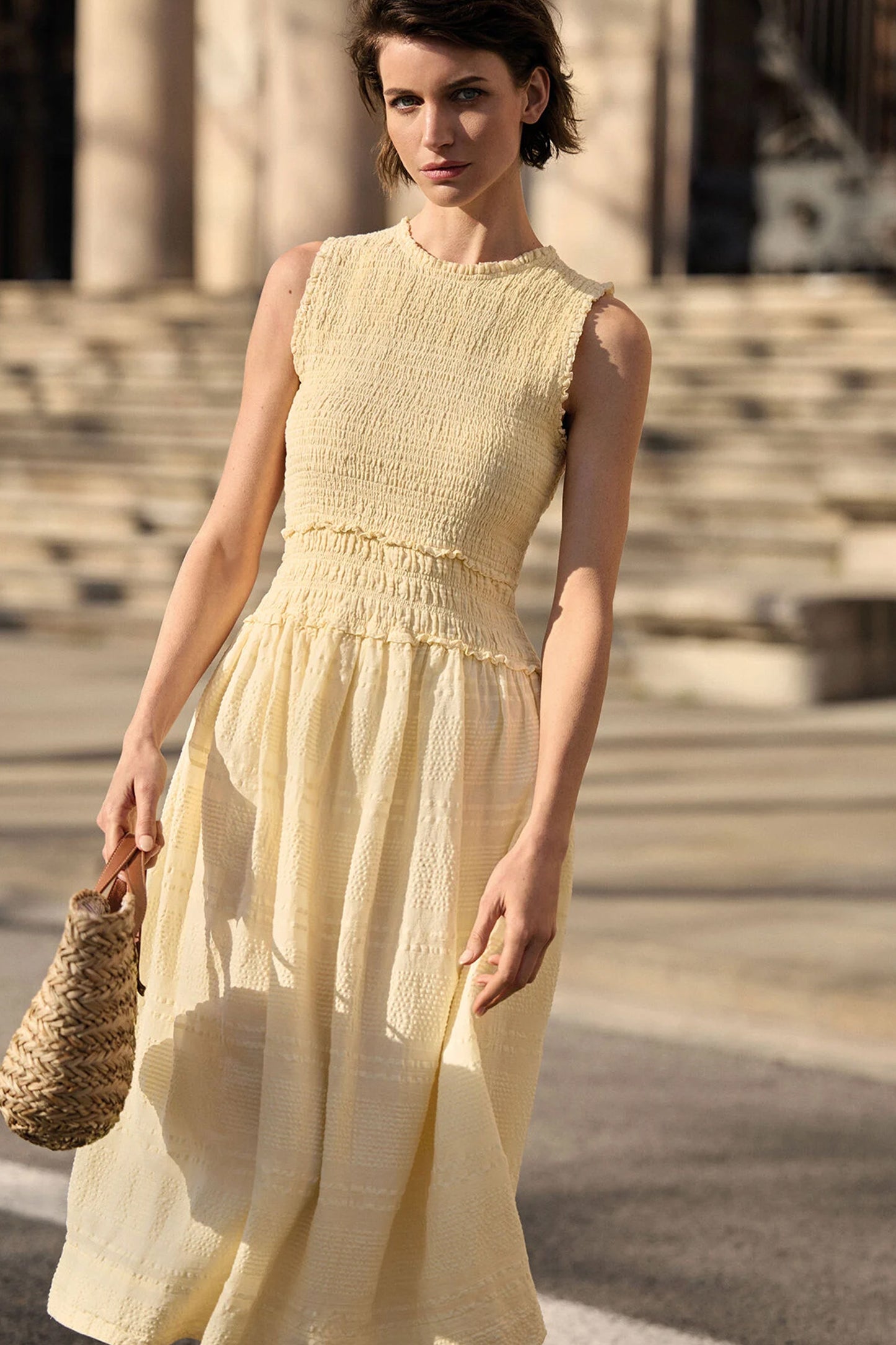 Cady Buttermilk Dress