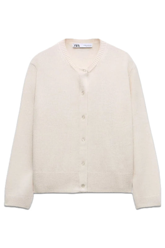 3/4 Length Sleeve Knit Cardigan