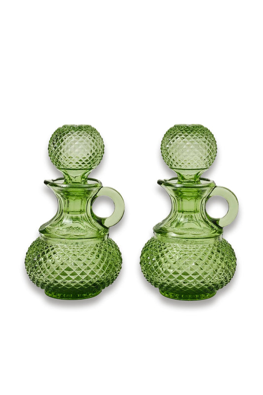 Galeano Oil and Vinegar Set in Olive