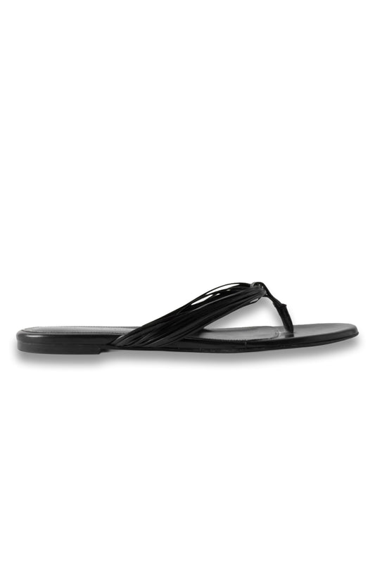Cable Leather Flip Flops