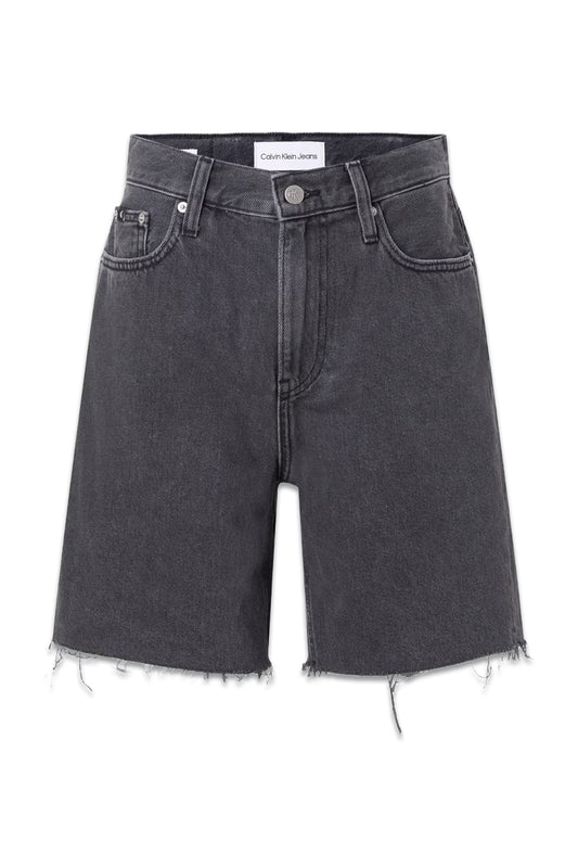 Denim Bermuda Mom Shorts