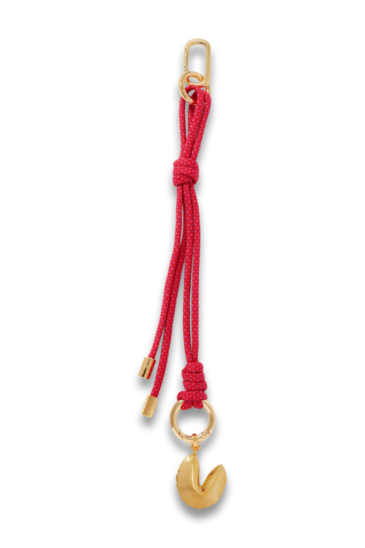 Good Fortune Gold-Plated And Cord bag Charm