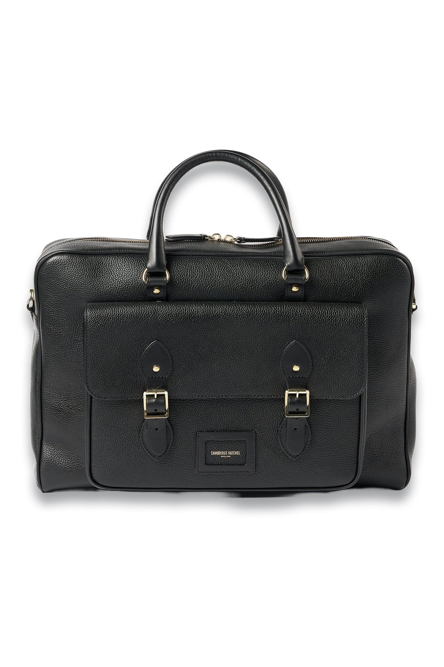 The Brief in Black Calf Grain