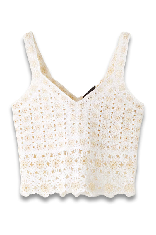 Floral Crochet Cami