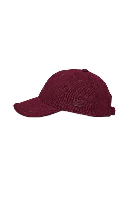 Brand-embroidered Six-panel Woven Cap