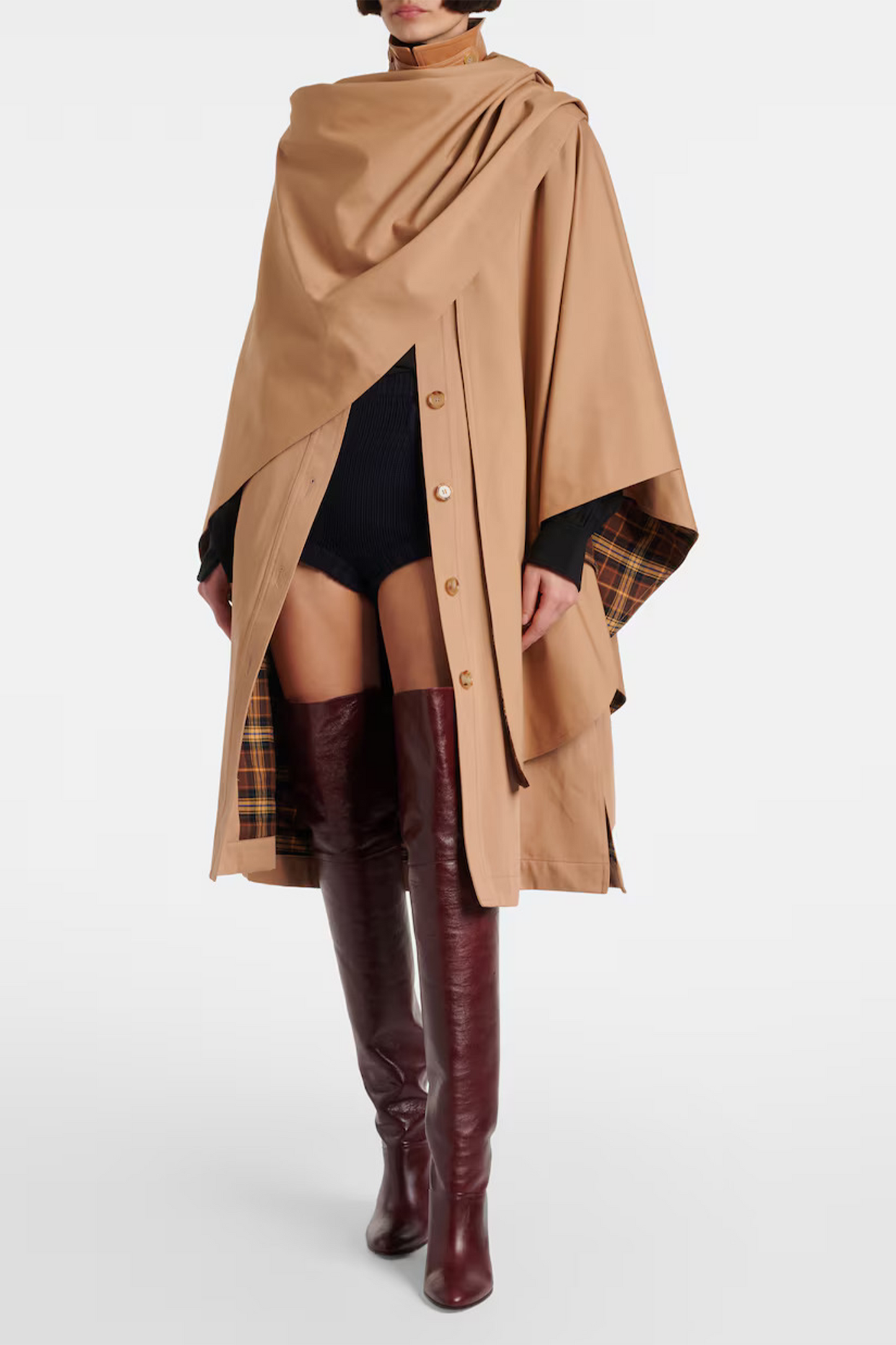 Cotton Gabardine Cape