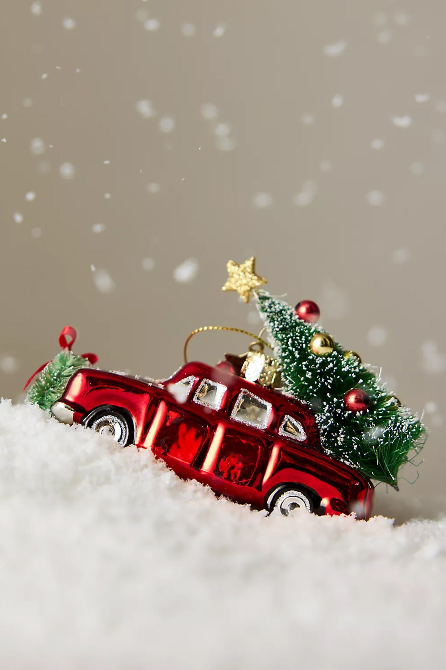 Red Car Tree Decoration