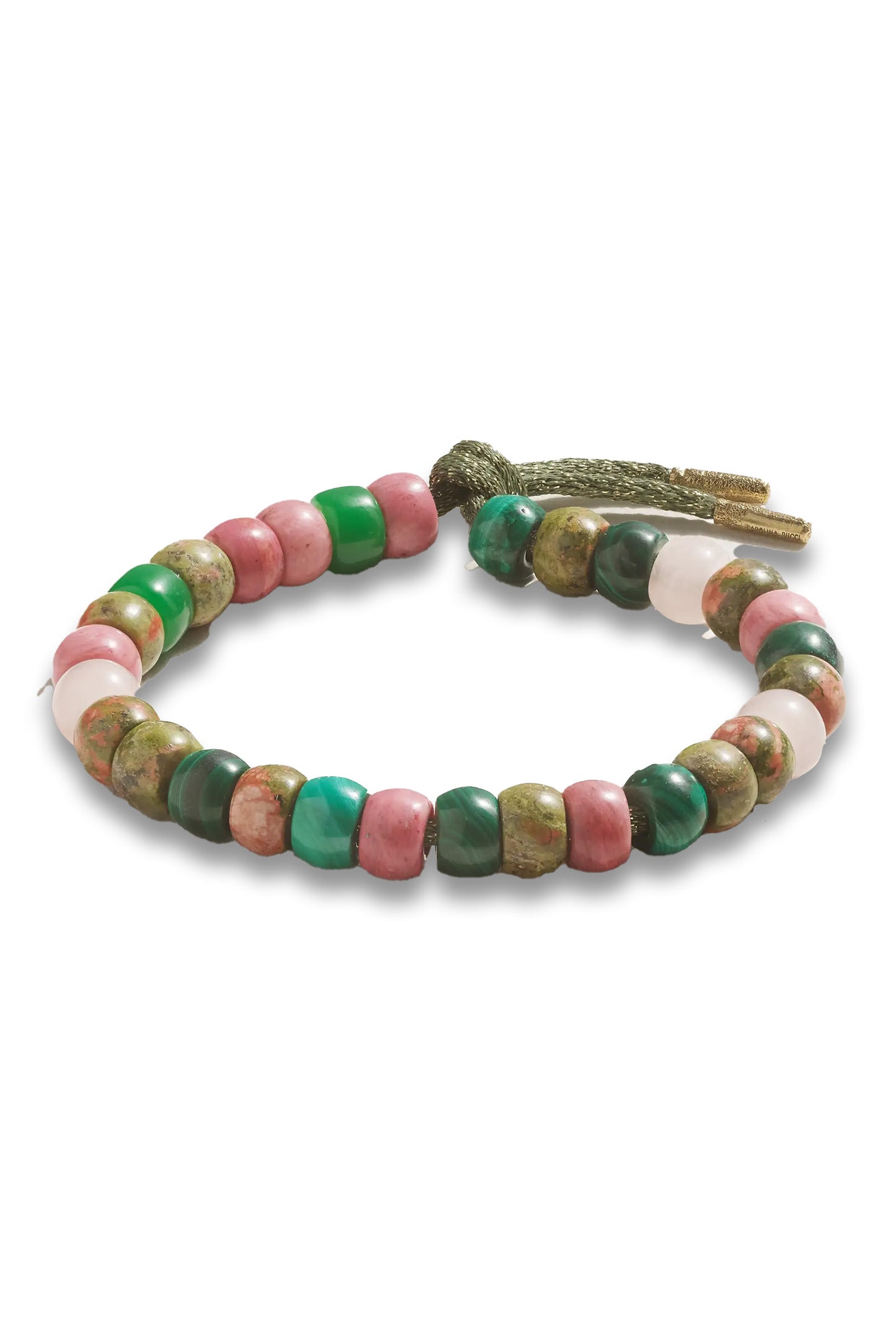 Forte Beads Comporta 18-karat Gold And Lurex Multi-stone Bracelet