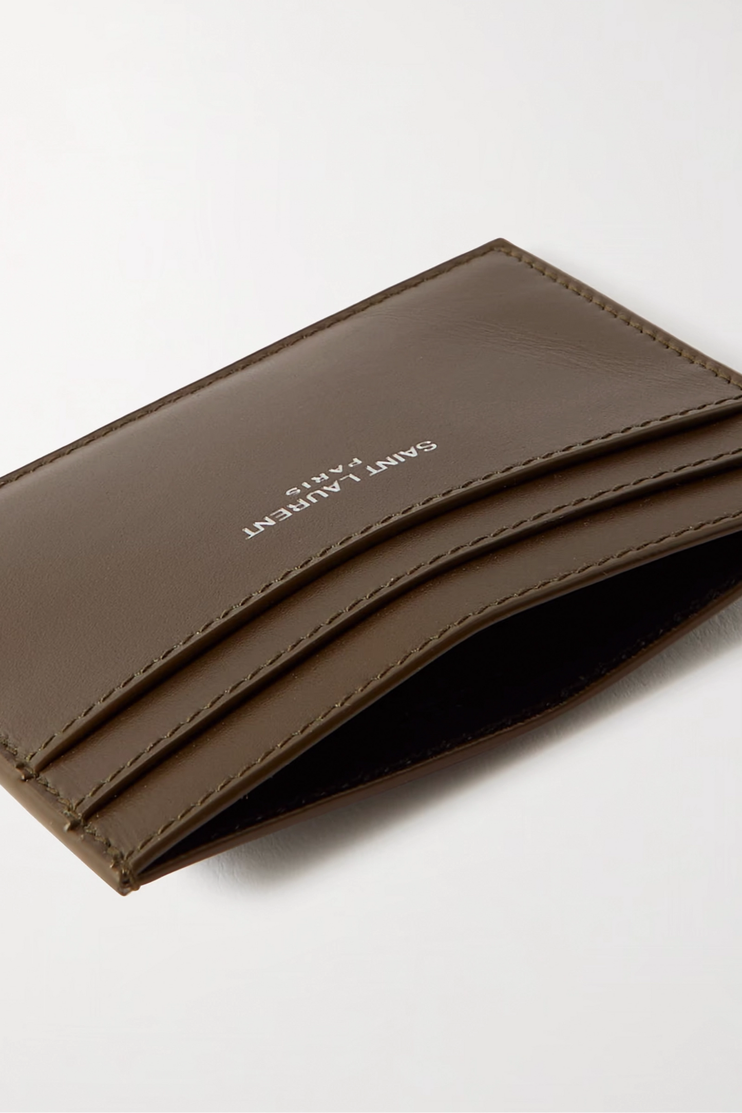 Logo-Print Leather Cardholder